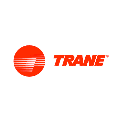 Trane logo with red circle design