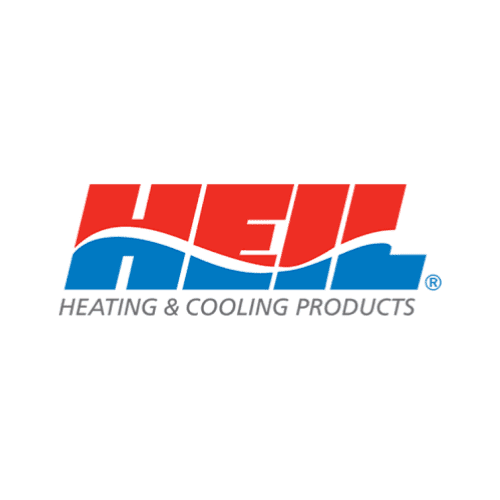 HEIL brand logo in red and blue