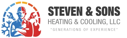 Heating and cooling company logo